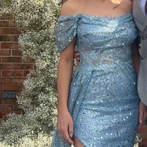 Baby Blue dress gown